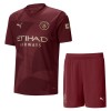 Officiële Voetbalshirt + Korte Broek Manchester City Derde 2024-25 - Kids